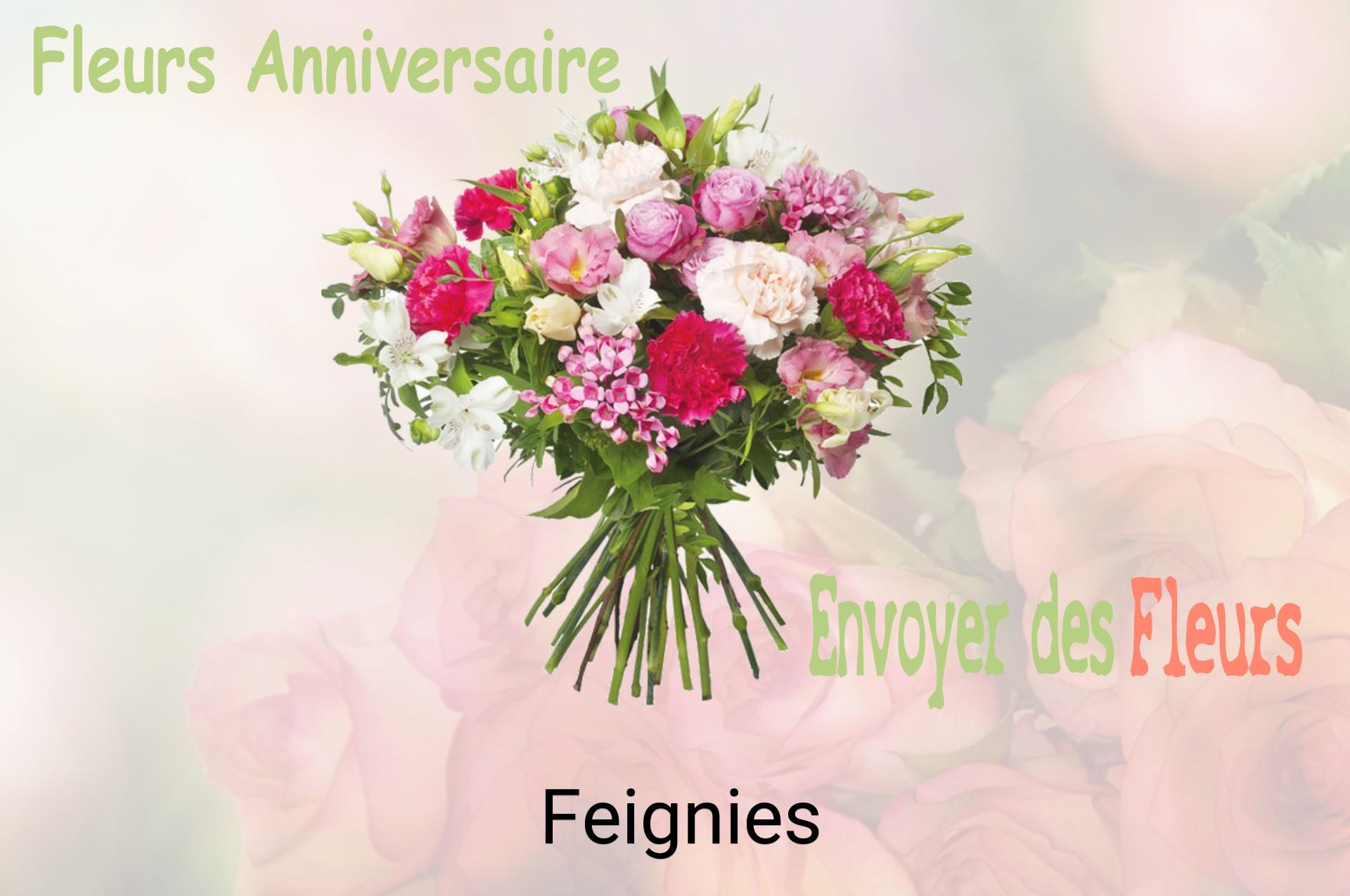 Bouquet de fleurs d’anniversaire livré à Feignies